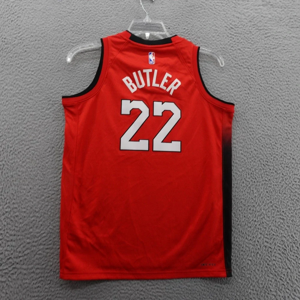 Nike Jimmy Butler Jersey‎ Large Red Basketball Youth Miami Heat City Edition 22